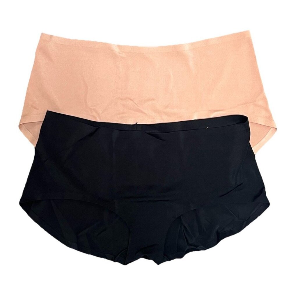 NWT Free People x WE ARE HAH Hipster Boyshort Panties XS Black & Copper Rose